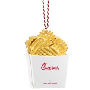 Chick fil a waffle fries ornament new